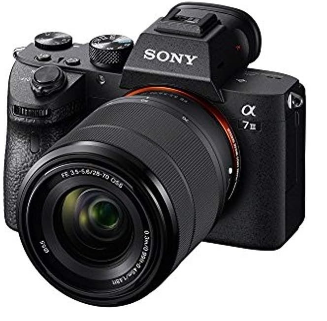 ony a7 III (ILCEM3K/B) Full-frame Mirrorless Interchangeable-Lens Camera with 28-70mm Lens with 3-Inch LCD, Black